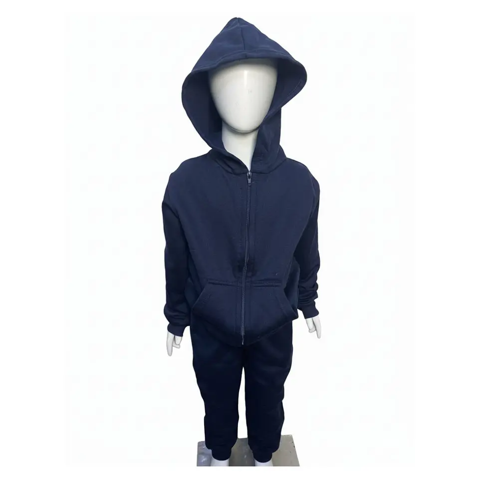 Conjunto Buzo Pantalon Y Poleron De Algodon Escolar Unisex 7