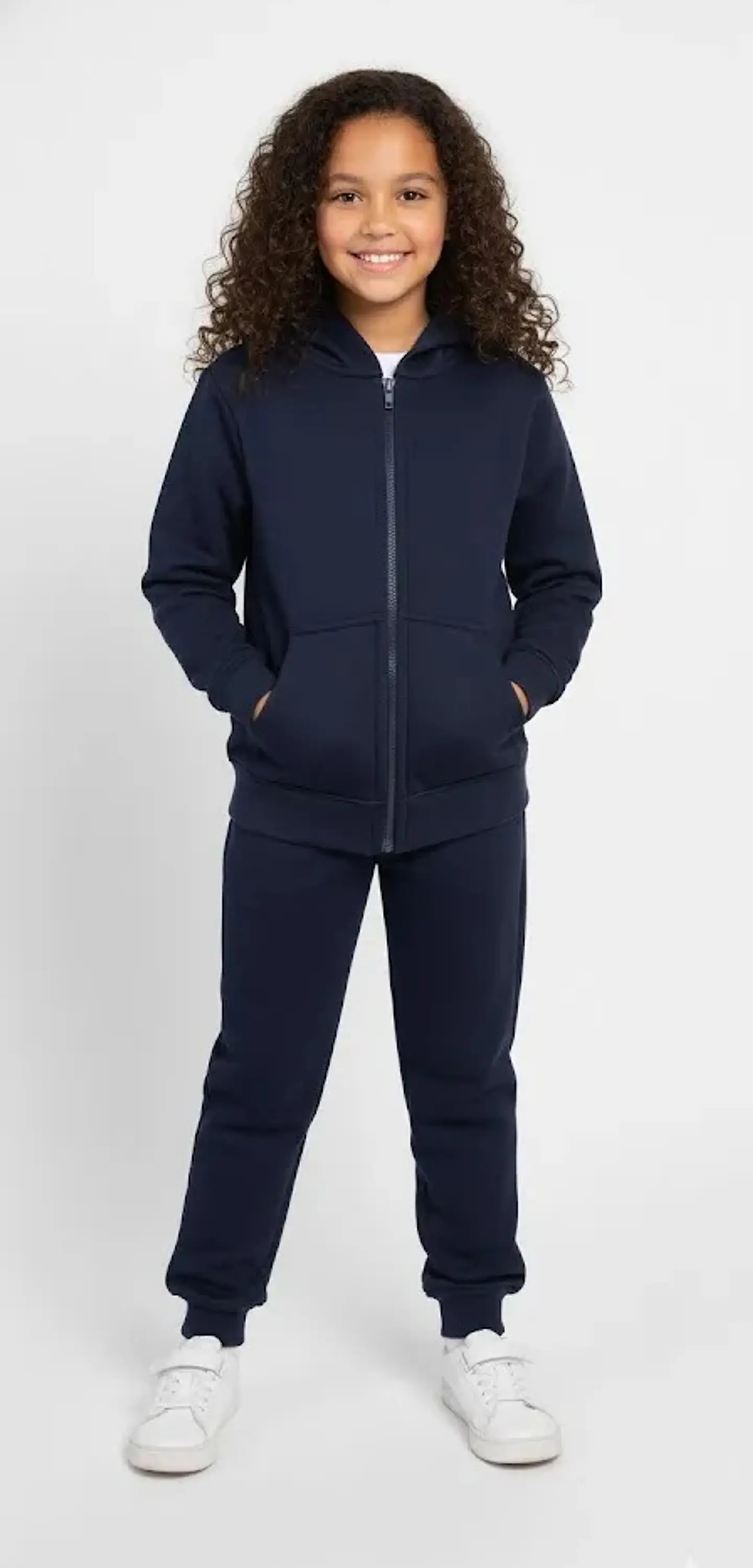 Conjunto Buzo Pantalon Y Poleron De Algodon Escolar Unisex 3