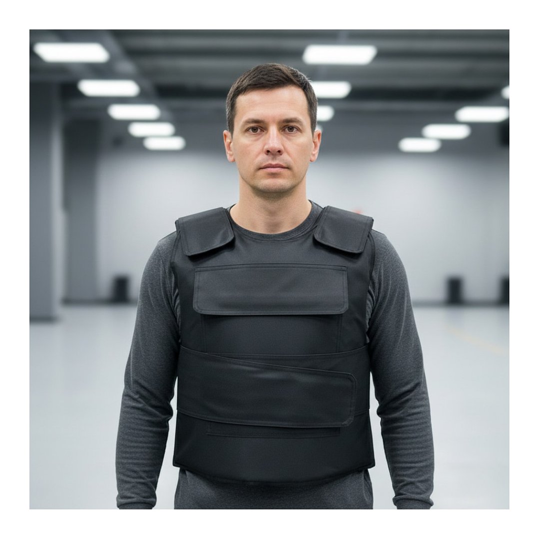 Chaleco De Seguridad Táctico Anti Corte Ajustable Guardias 1