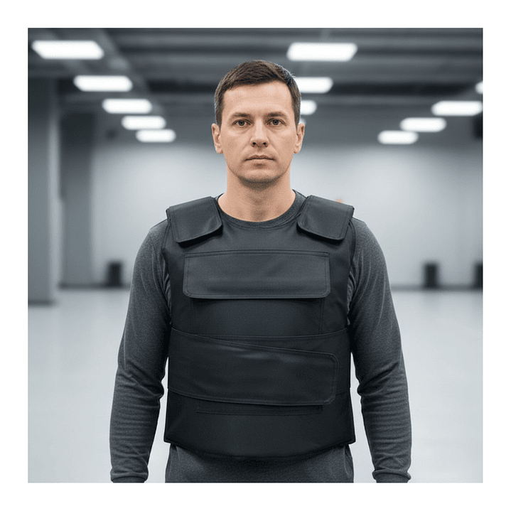 Chaleco De Seguridad Táctico Anti Corte Ajustable Guardias 1