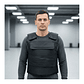 Chaleco De Seguridad Táctico Anti Corte Ajustable Guardias - thumbnail 1