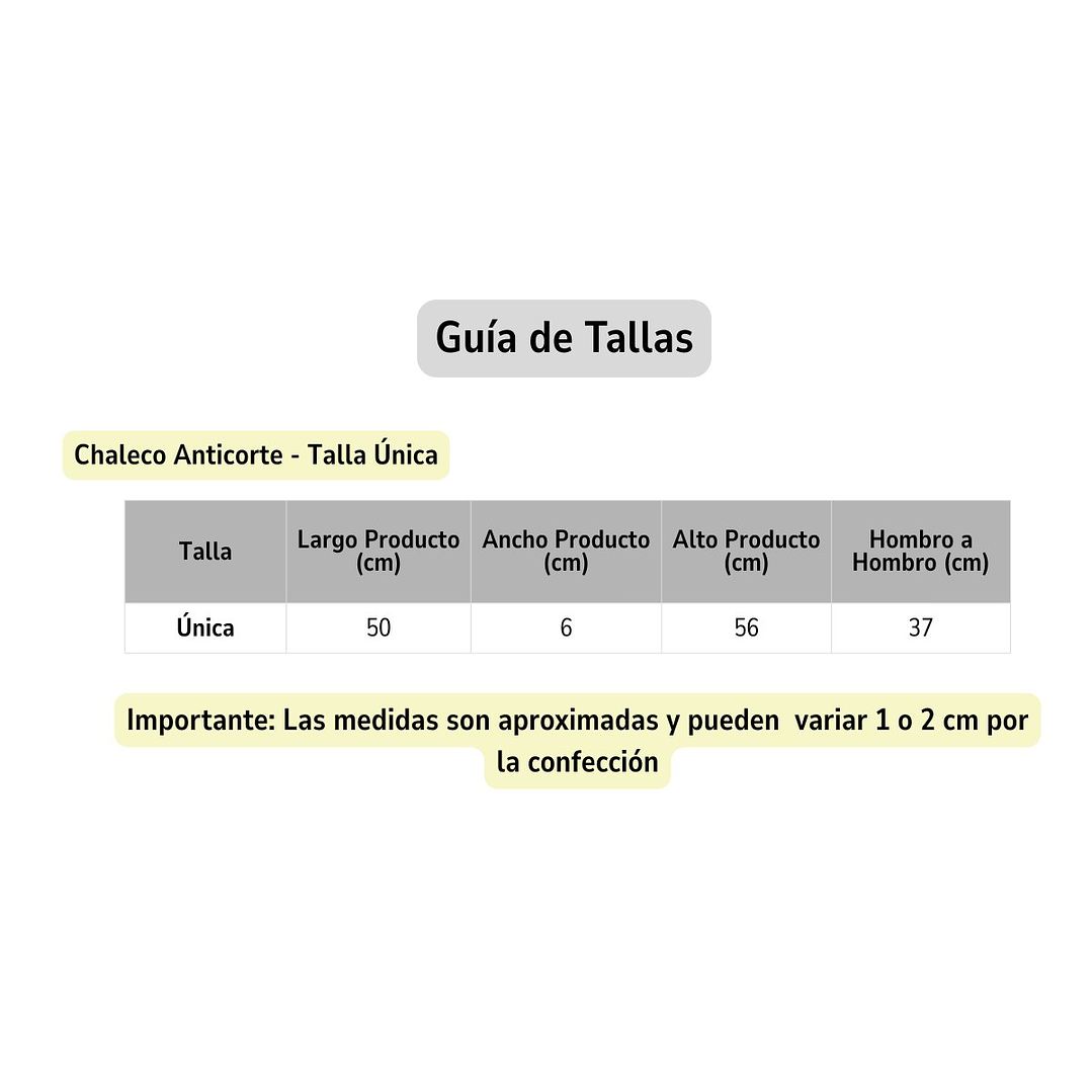 Chaleco De Seguridad Táctico Anti Corte Ajustable Guardias 2