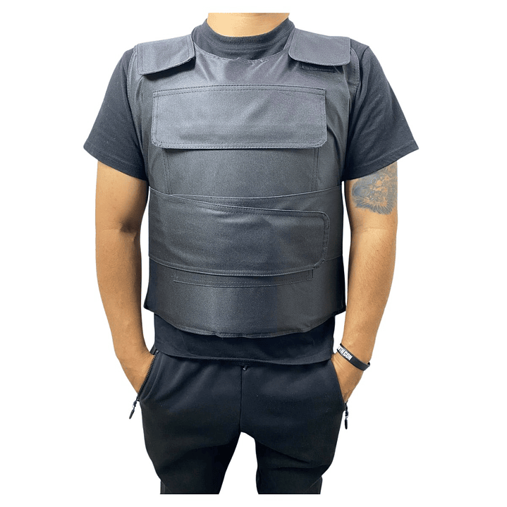 Chaleco De Seguridad Táctico Anti Corte Ajustable Guardias 3