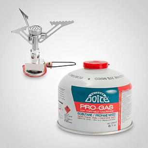 Pack Gas Butano Nautika 230grs + Cocinilla