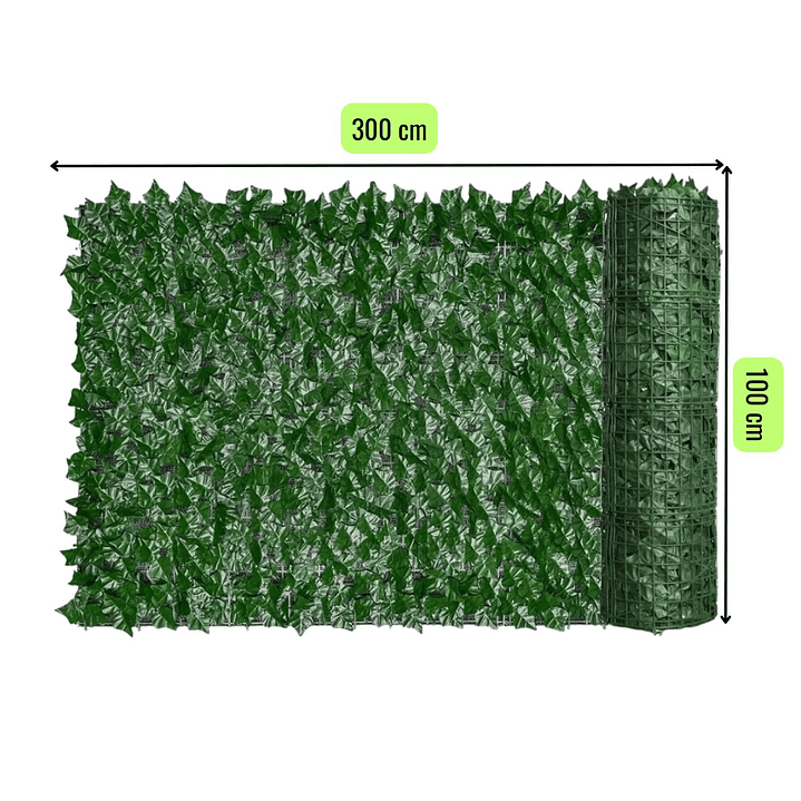 Malla Cerca De Hojas Planta Enredadera Artificial Jardín 1x3 2
