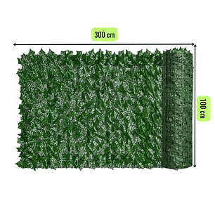 2x Malla Artificial Alfombra Hojas Enredadera  Reja Cortina Decorativa