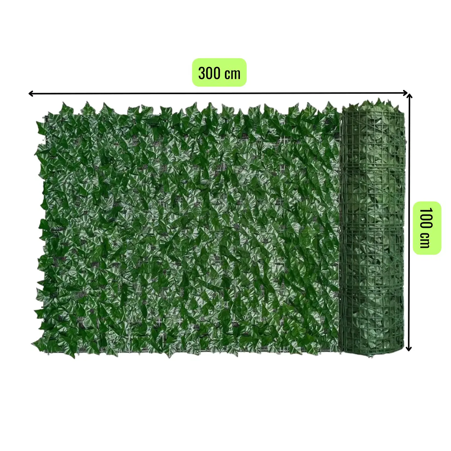 2x Malla Artificial Alfombra Hojas Enredadera  Reja Cortina Decorativa 2
