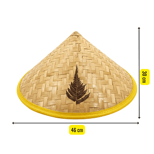 Sombrero Gorro tradicional Bambu Chino Artesanal Moda