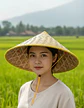 Sombrero Gorro tradicional Bambu Chino Artesanal Moda - thumbnail 1