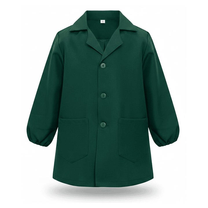 Delantal Escolar Párvulo Niño / Niña – Cotona Cuadrillé | Confección Nacional 13