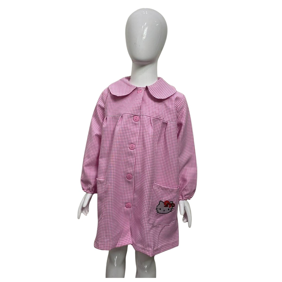 Delantal Escolar Párvulo Niño / Niña – Cotona Cuadrillé | Confección Nacional 17