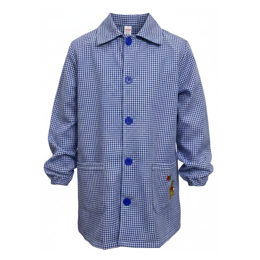 Delantal Escolar Párvulo Niño / Niña – Cotona Cuadrillé | Confección Nacional 31