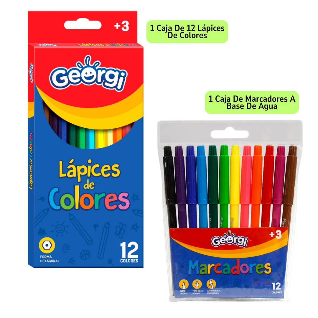 Pack 75 Útiles Escolares Lista Escolar Combo Básico Completo 4