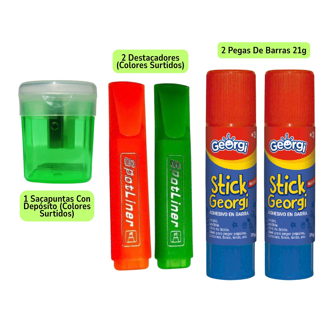 Pack 75 Útiles Escolares Combo Escolar Secundario Lista  2