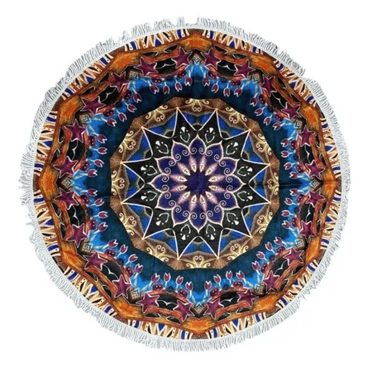 Manta Redonda Mandala Para Playa Manta Picnic Varios Modelos 3