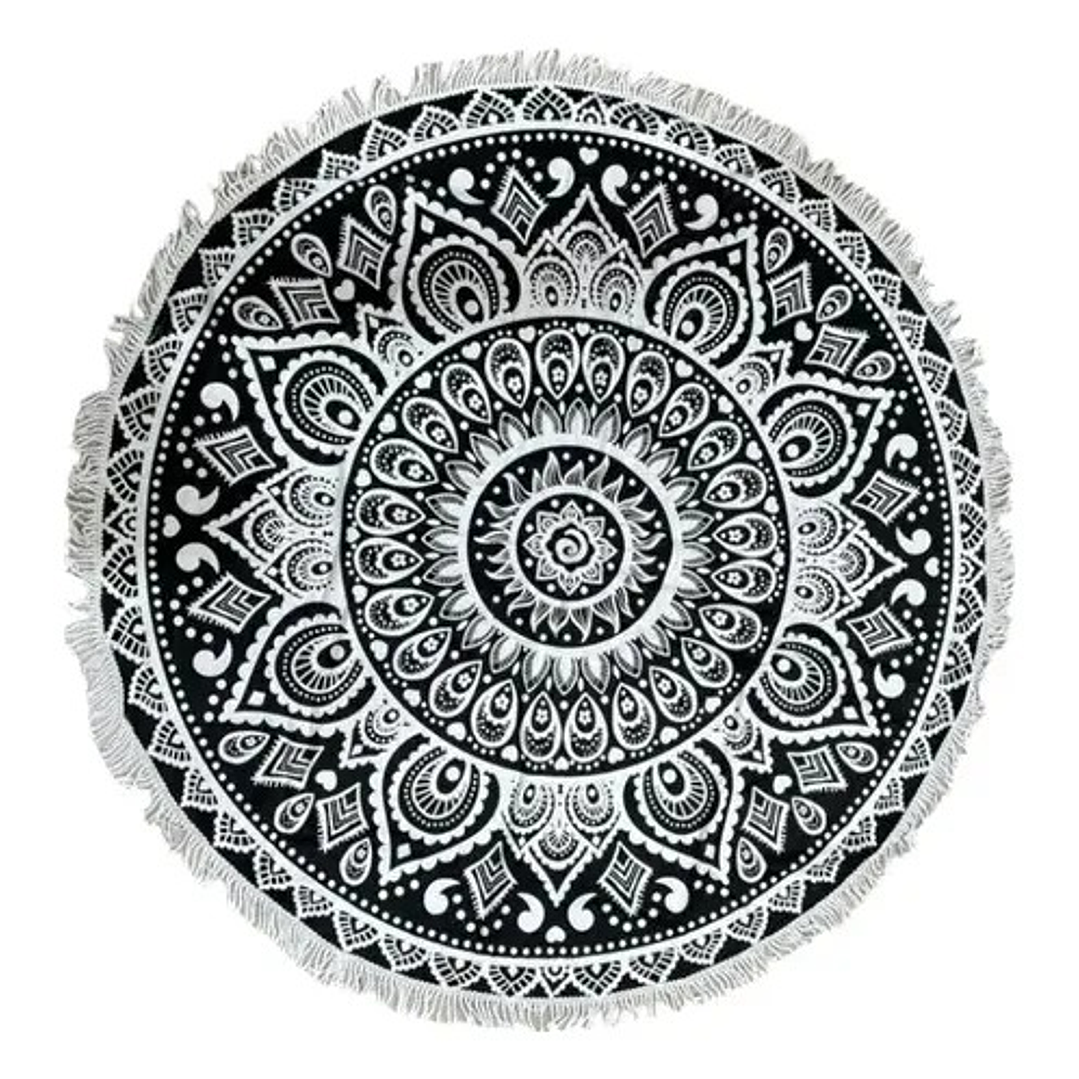 Manta Redonda Mandala Para Playa Manta Picnic Varios Modelos 4