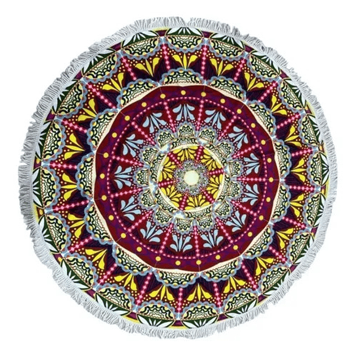 Manta Redonda Mandala Para Playa Manta Picnic Varios Modelos 5