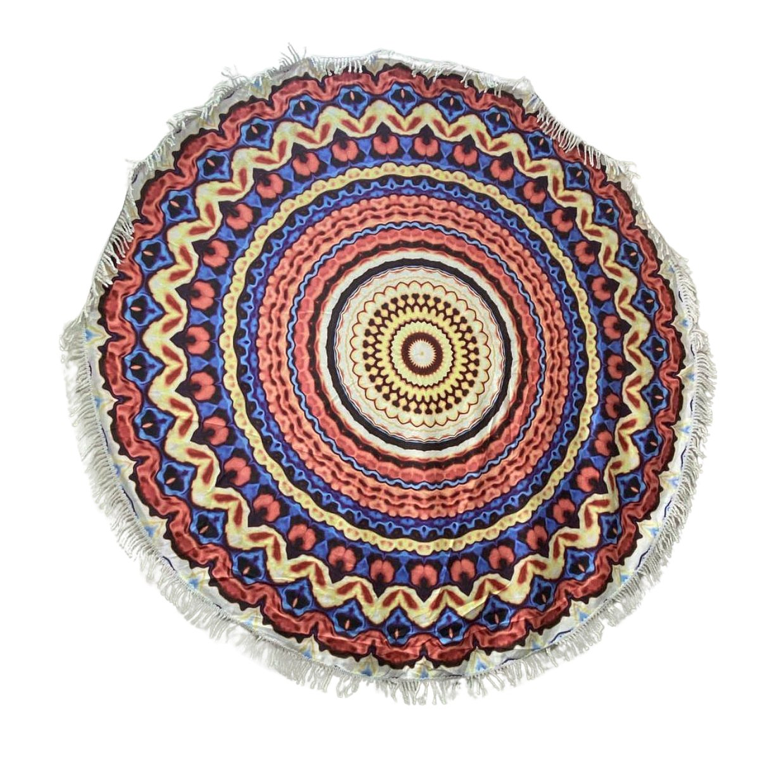 Manta Redonda Mandala Para Playa Manta Picnic Varios Modelos 8