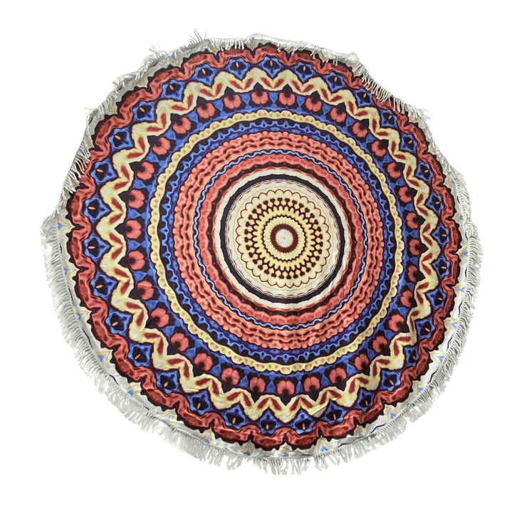 Manta Redonda Mandala Para Playa Manta Picnic Varios Modelos 8