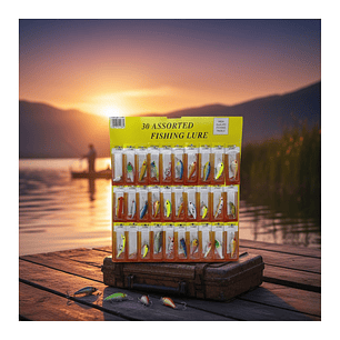 Set De Cucharas #3 Señuelos De Pesca Rio Y Lago 30 Unidades