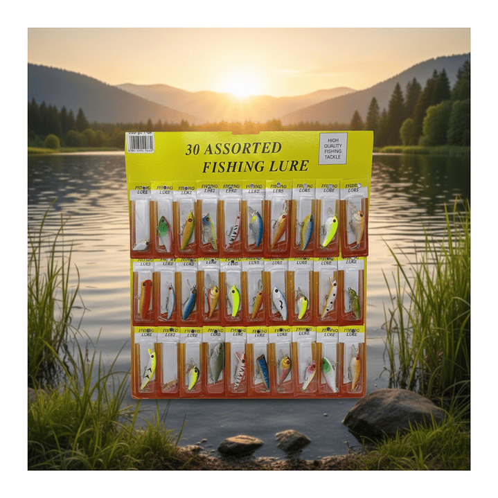 Set De Cucharas #3 Señuelos De Pesca Rio Y Lago 30 Unidades 4