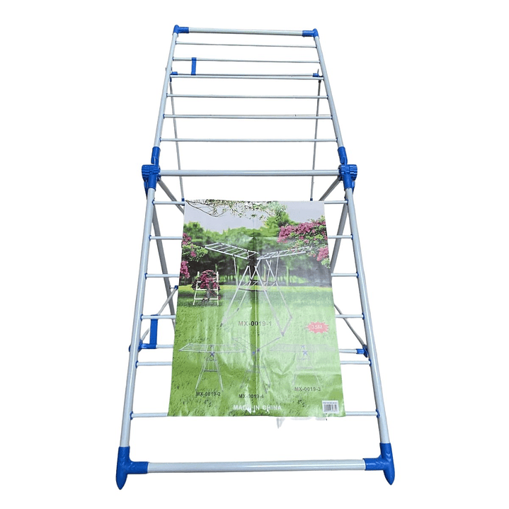 Tendedero Colgador De Ropa Plegable Eficiente Y Resistente Color Azul 5