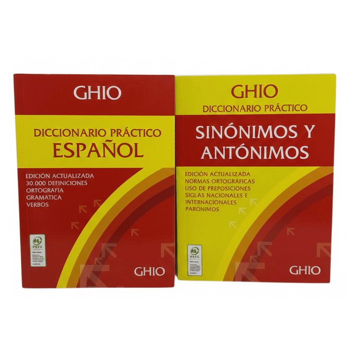 Pack Escolar Diccionarios GHIO – Español + Sinónimos y Antónimos 6