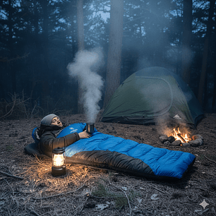 Saco De Dormir Extremo -10° + 10° Camping Trekking Campsor