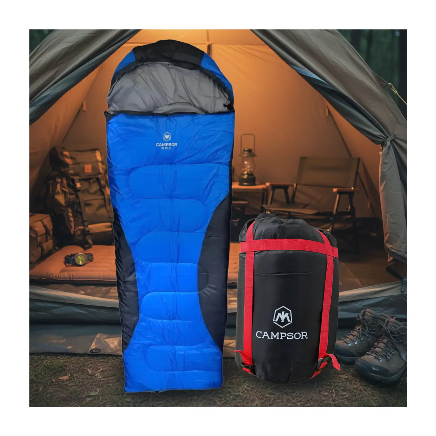 Saco De Dormir Extremo -10° + 10° Camping Trekking Campsor 6