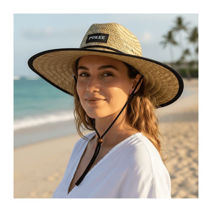 Sombrero Paja Chupalla Para El Sol Verano/playa Aire Libre 3