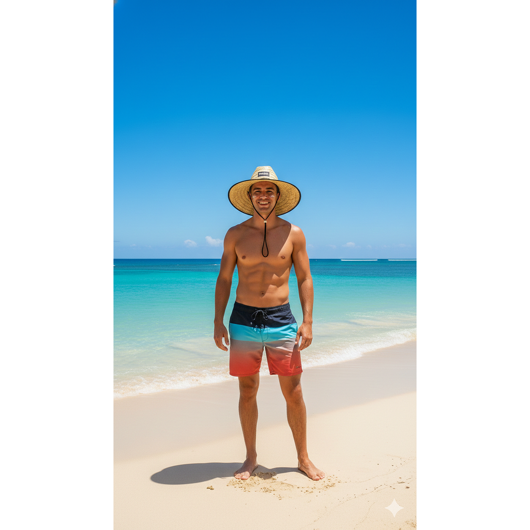 Sombrero Paja Chupalla Para El Sol Verano/playa Aire Libre 7