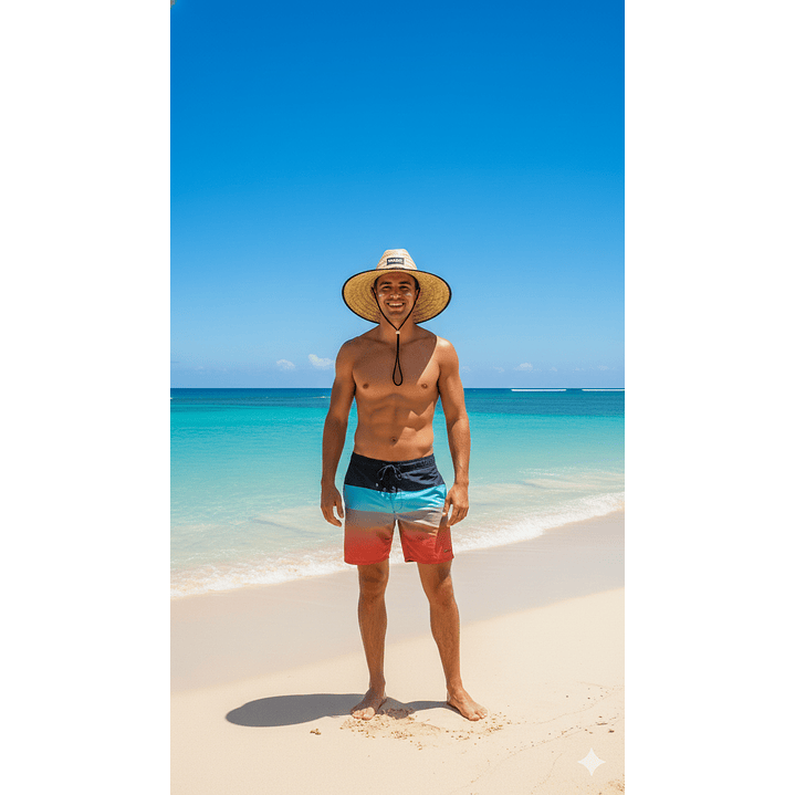 Sombrero Paja Chupalla Para El Sol Verano/playa Aire Libre 7