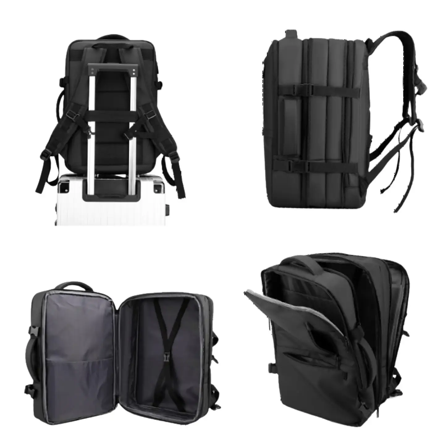 Mochila de cabina EKOLMAC Move Trek Pro, equipaje de mano para viaje 5