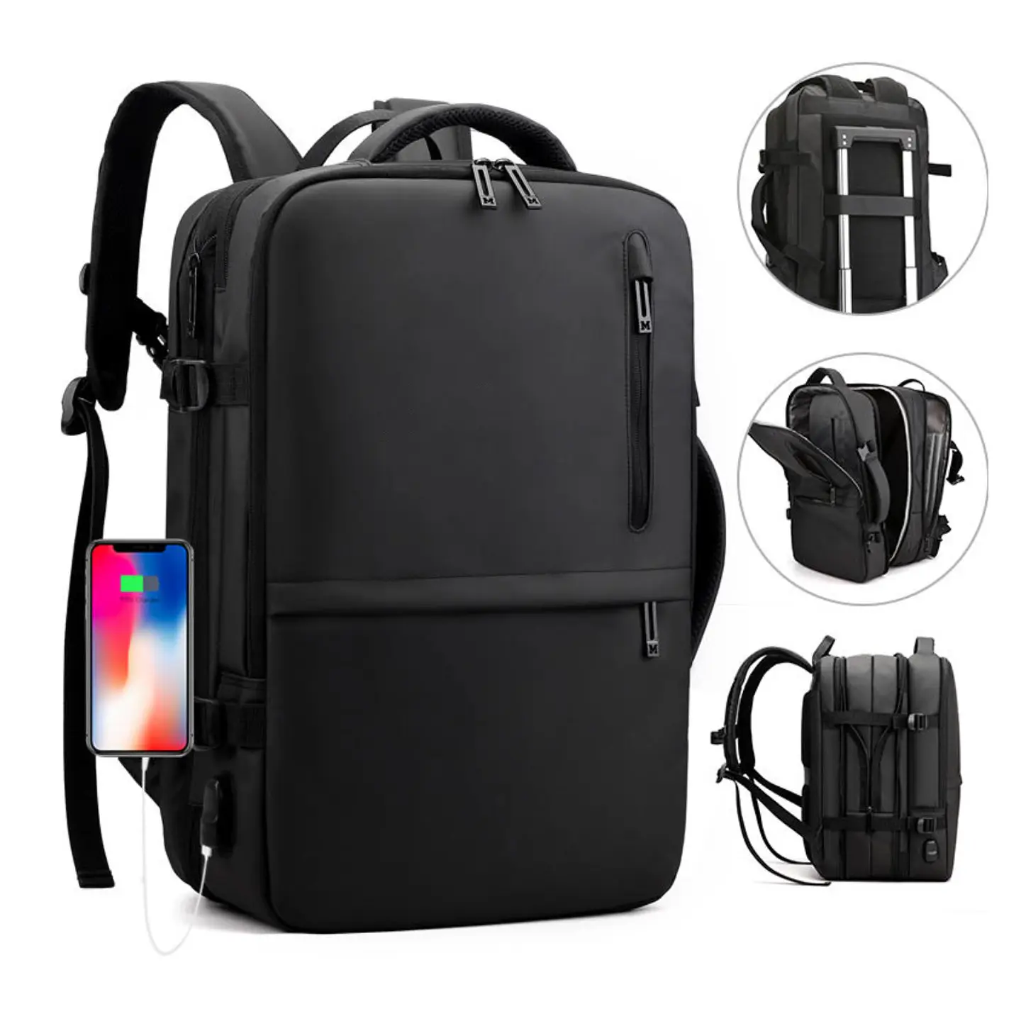 Mochila de cabina EKOLMAC Move Trek Pro, equipaje de mano para viaje 6