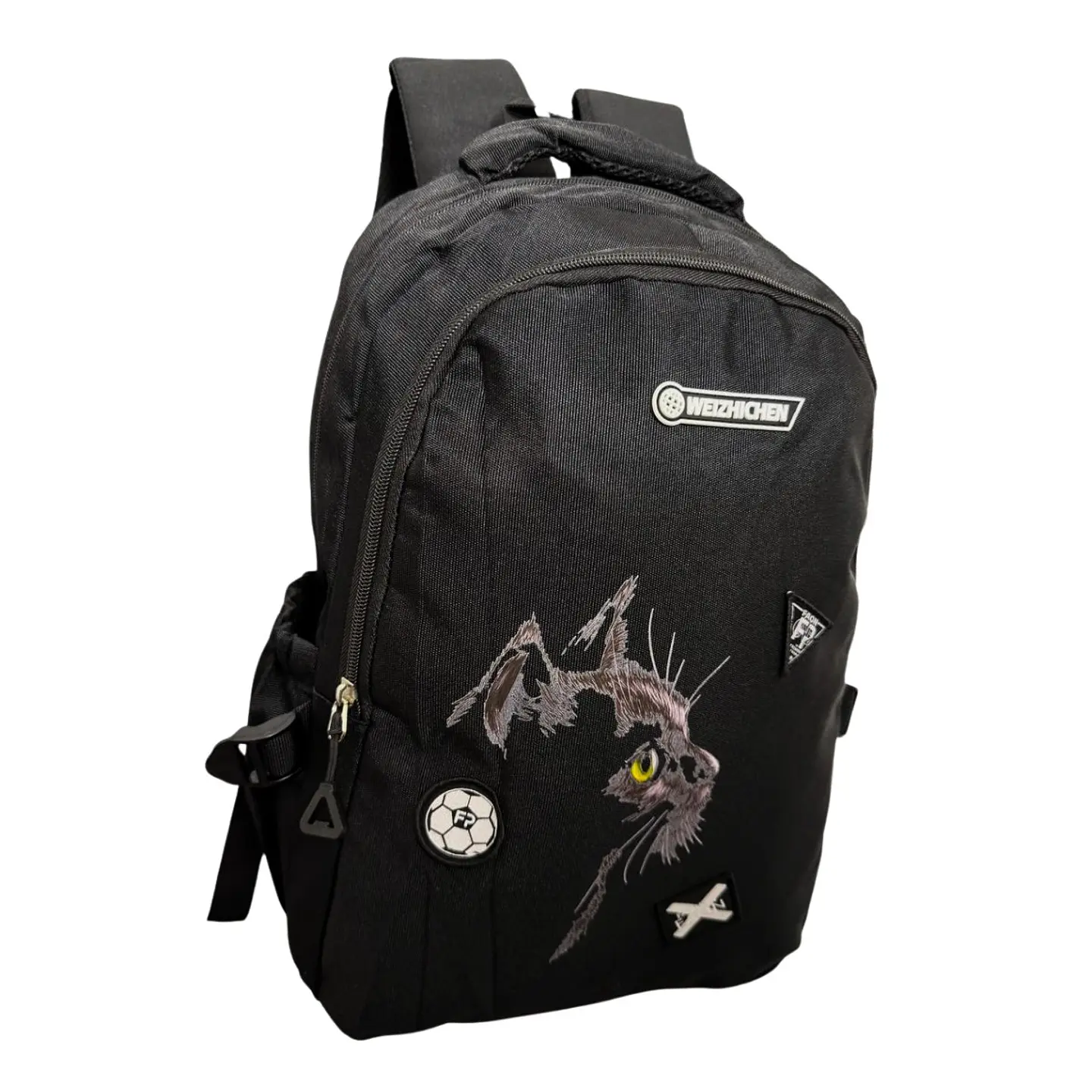 Mochila Bolso Juvenil Estilo Urbano Estampado De Gato 25l 3