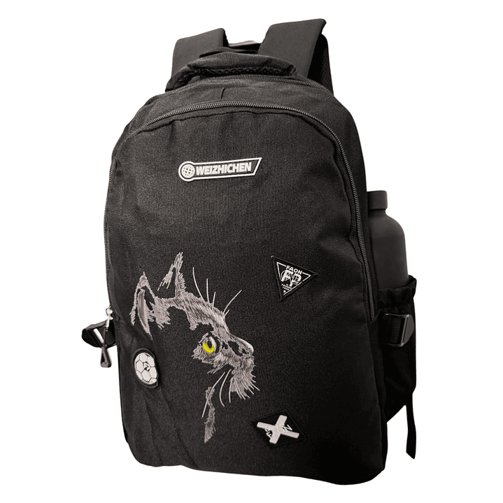 Mochila Bolso Juvenil Estilo Urbano Estampado De Gato 25l 5