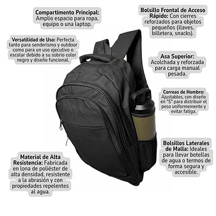 Mochila Multiusos De Uso Diario Urbana De Alta Resistencia