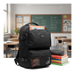 Mochila Escolar Reforzada Negra / Azul – Gran Capacidad con Puerto USB - Miniatura 1