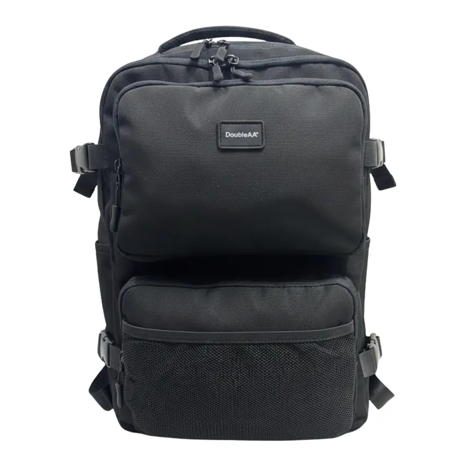 Mochila Escolar Reforzada Negra / Azul – Gran Capacidad con Puerto USB 5