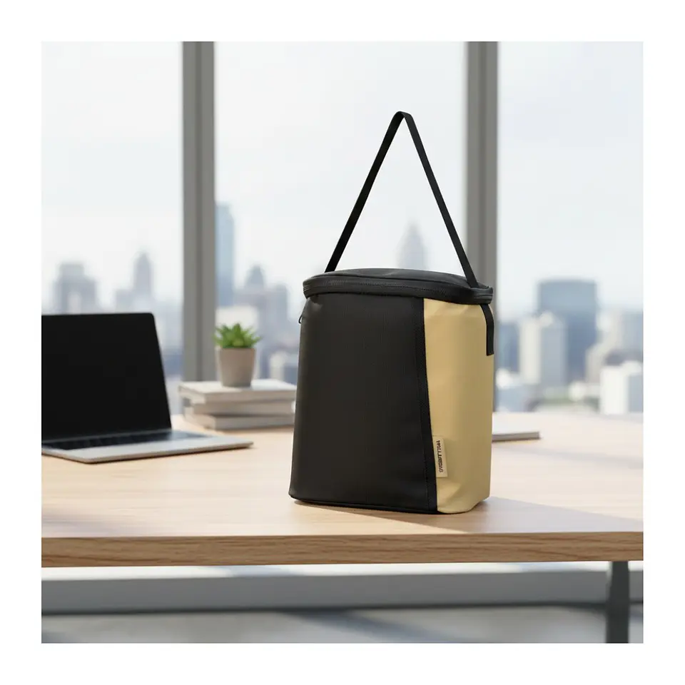 Bolso Térmico Lonchera Escolar Ejecutiva Diseño Bicolor Semirrígido 1
