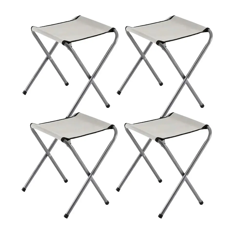Mesa Plegable Camping Maleta Portatil Con 4 Sillas Multiuso 4