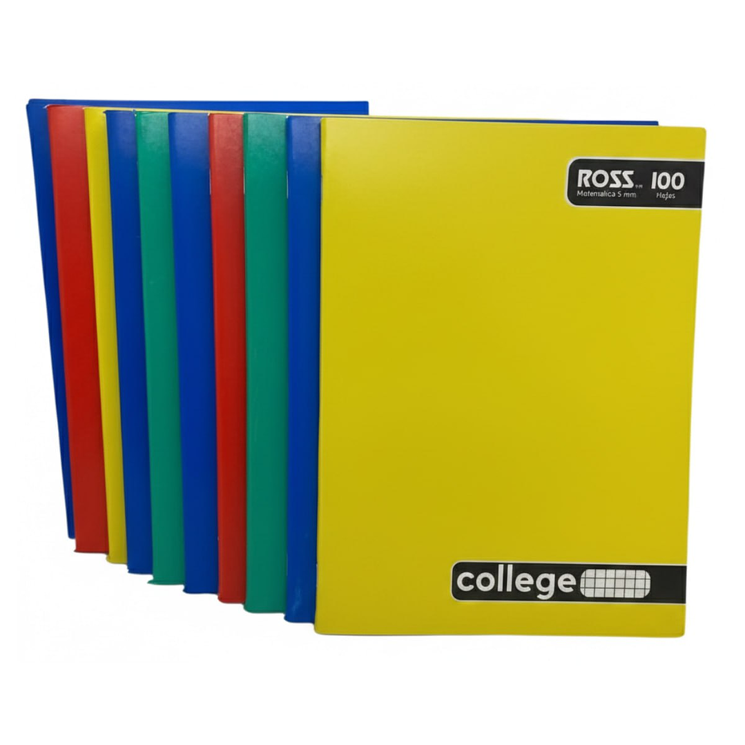 10 Cuadernos Ross Collage 5mm 100 Hojas 3