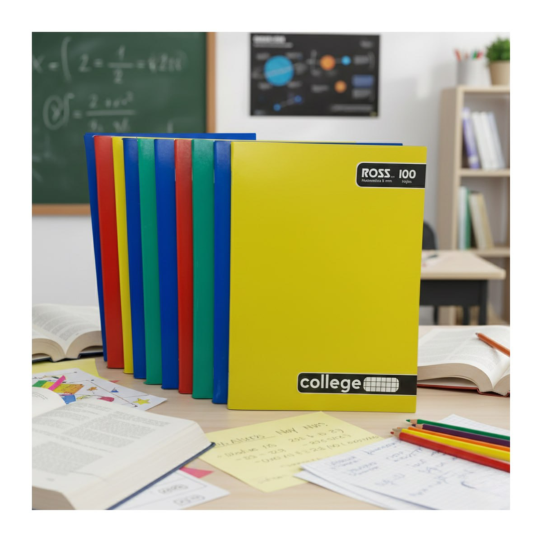 10 Cuadernos Ross Collage 5mm 100 Hojas 6