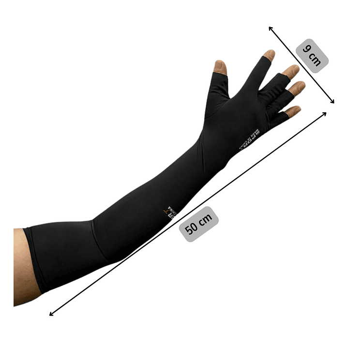 Mangas Compresión Brazo Camuflaje UV Invier 1 Par 2