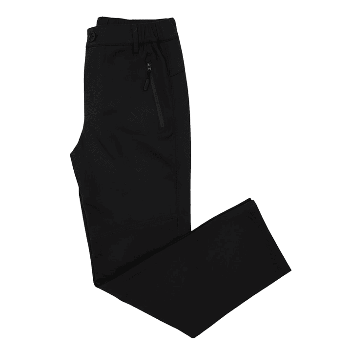 Pantalon Softshell Para Niños Con Micropolar Senderismo 11