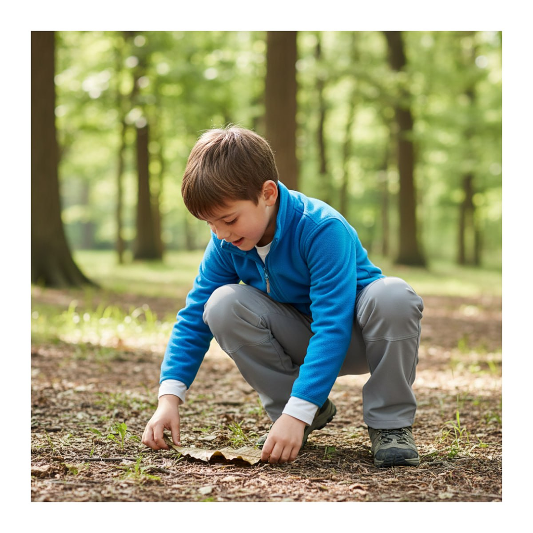 Pantalon Softshell Para Niños Con Micropolar Senderismo 23