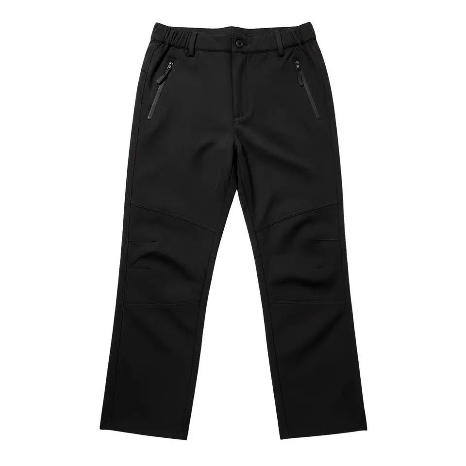 Pantalon Softshell Para Niños Con Micropolar Senderismo 24