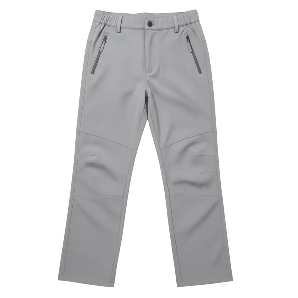 Pantalon Softshell Para Niños Con Micropolar Senderismo 25