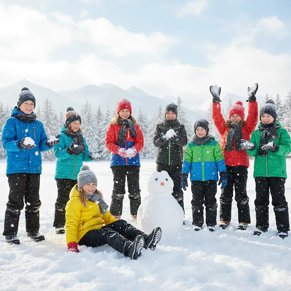 Pantalon Softshell Para Niños Con Micropolar Senderismo 9