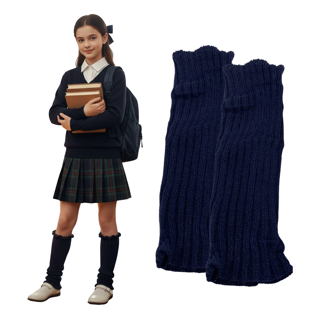 Polainas Calentadores Variados Color Niña Escolar 1